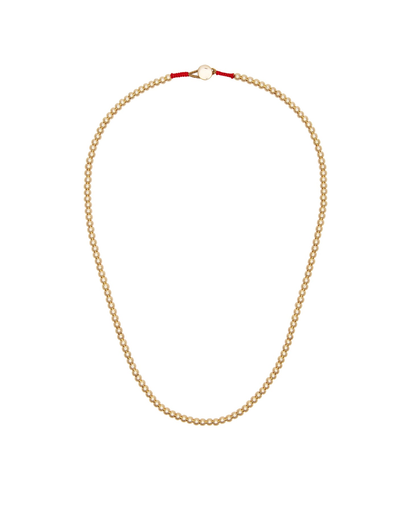 Gold Baby Bead Necklace