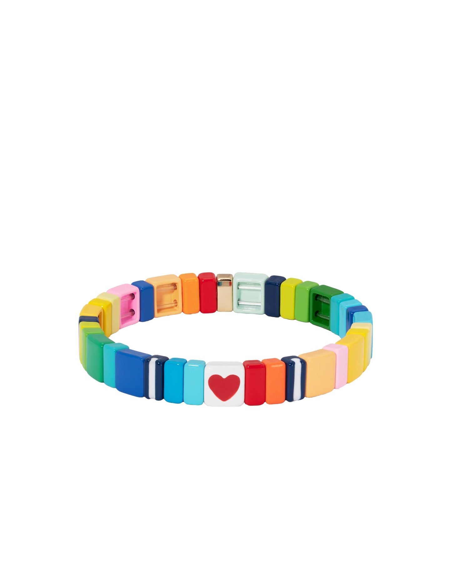 Mommy & Me Rainbow Heart Bracelets